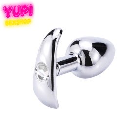 Металлическая анальная пробка Anchor White M