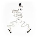 Зажимы для сосков из 3-х клипс с кольцом Clamps Trio