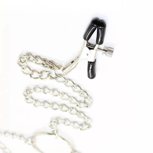 Зажимы для сосков из 3-х клипс с кольцом Clamps Trio