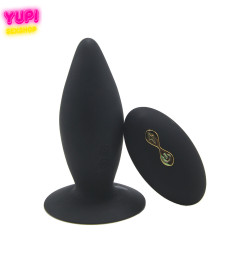 Силиконовая анальная пробка Smooth Black RCT