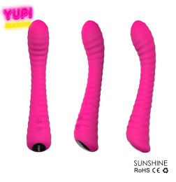 Фаллоимитатор с вибрацией Sunshine Magenta