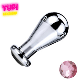 Металлическая анальная пробка Bit Prof Rosy M