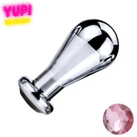 Металлическая анальная пробка Bit Prof Rosy M