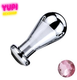 Металлическая анальная пробка Bit Prof Rosy M