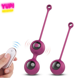 Вагинальные шарики с вибрацией Pearl Win Red RCT