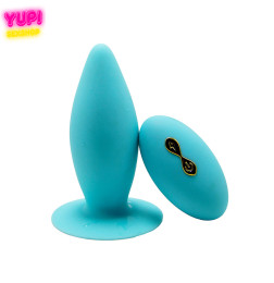 Силиконовая анальная пробка Smooth Turquoise RCT