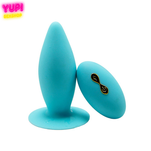 Силиконовая анальная пробка Smooth Turquoise RCT