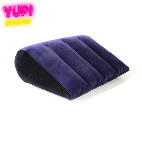 Надувна багатофункціональна подушка для сексу Intim Comfort Jump Blue