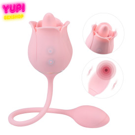 Вагинальный двойной вибратор 2 в 1 Twin Blossoms Pink