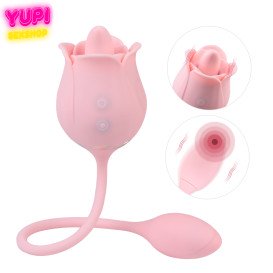 Вагинальный двойной вибратор 2 в 1 Twin Blossoms Pink