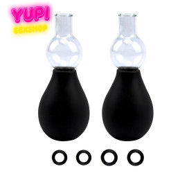 Вакуумные стимуляторы для сосков Sucker Black