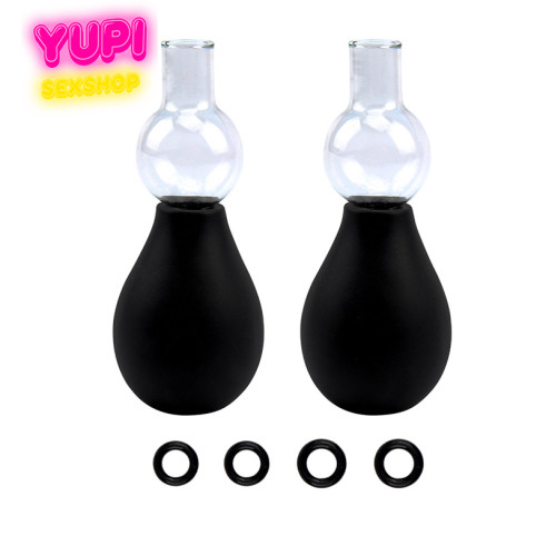 Вакуумные стимуляторы для сосков Sucker Black