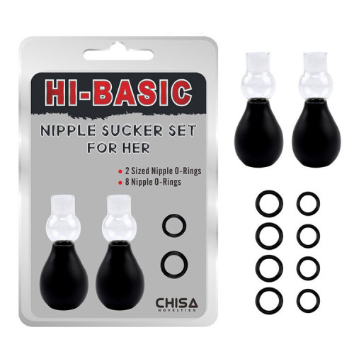 Вакуумные стимуляторы для сосков Sucker Black