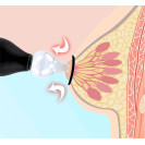 Вакуумные стимуляторы для сосков Sucker Black