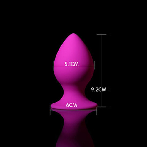 Силіконова анальна пробка провідна Secret Pink