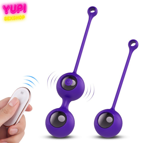 Вагинальные шарики с вибрацией Pearl Purple Plue RCT