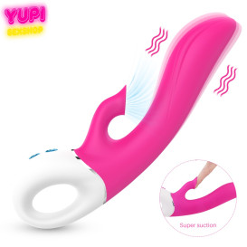 Вибратор-кролик Dew Magenta