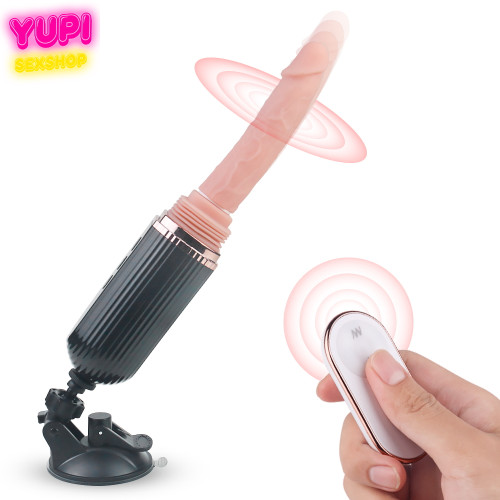 Телескопическая секс машина вибратор фаллоимитатор на присоске Gartling RCT