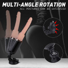 Телескопическая секс машина вибратор фаллоимитатор на присоске Gartling RCT