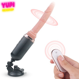 Телескопическая секс машина вибратор фаллоимитатор на присоске Gartling RCT