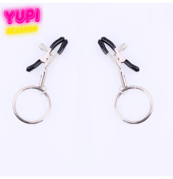 Зажимы для сосков с кольцами Clamps Hard