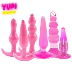 Набор силиконовых анальных пробок Six Moments