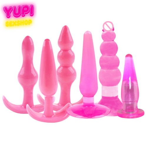 Набор силиконовых анальных пробок Six Moments
