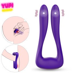 Парный вибратор Vanessa Purple Plue