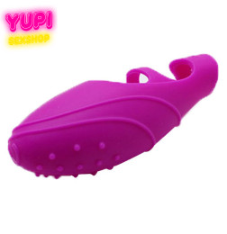 Вибратор на палец Crocs Purple
