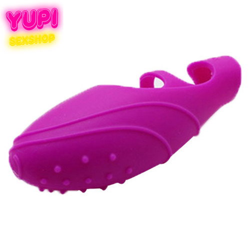 Вибратор на палец Crocs Purple