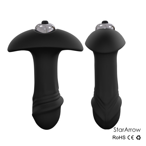 Анальная пробка с вибропулей StarArrow