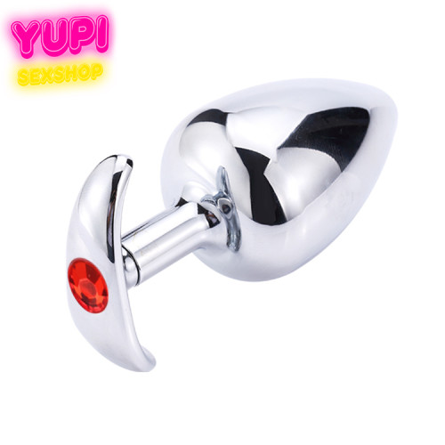 Металлическая анальная пробка Anchor Red L