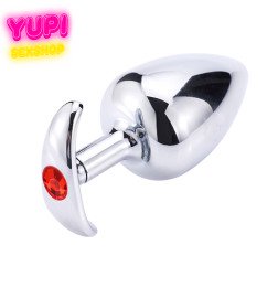 Металлическая анальная пробка Anchor Red L