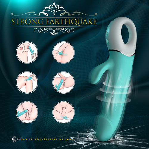 Вибратор-кролик Wave Green