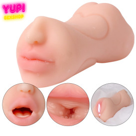 Силиконовый мастурбатор 3 в 1 Laura Joy