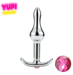 Металлическая анальная пробка Anchor Shaped Pink XS