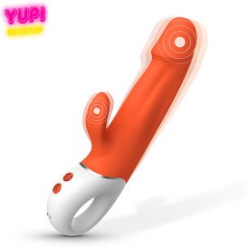 Вибратор-кролик Wave Orange