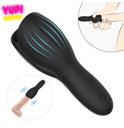 Мастурбатор с вибрационным режимом WoodBlock