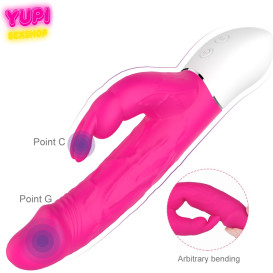 Вібратор-кролик Radi Magenta