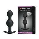 Анальна пробка 2 кульки Smooth Black