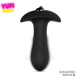 Анальная пробка с вибропулей Diamond
