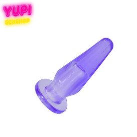 Мини-анальная пробка с отверстием для пальца Fun Finger Purple