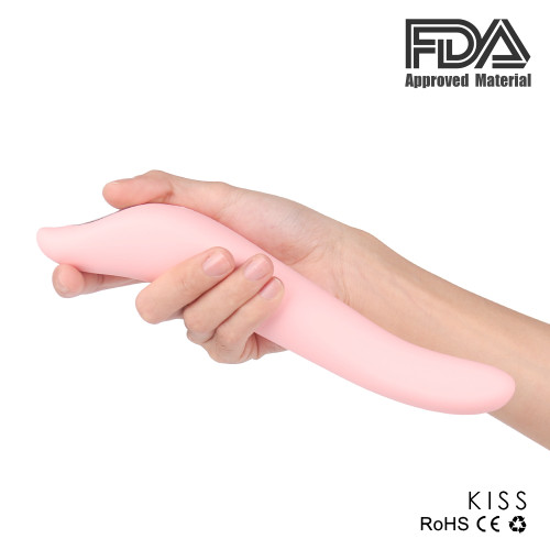 Частотний силіконовий вібратор-язик Kiss Pink