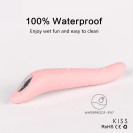 Частотний силіконовий вібратор-язик Kiss Pink