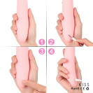 Частотний силіконовий вібратор-язик Kiss Pink