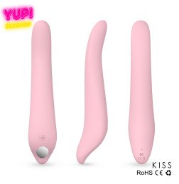 Частотный силиконовый вибратор-язык Kiss Pink