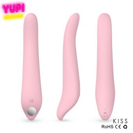 Частотный силиконовый вибратор-язык Kiss Pink