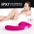 Многофункциональный вибратор-страпон с двойными головками Nami Magenta RCT