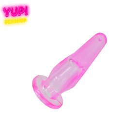 Мини-анальная пробка с отверстием для пальца Fun Finger Pink