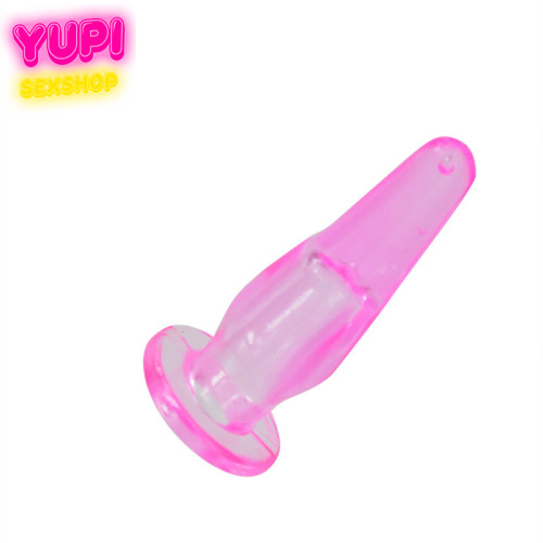 Міні-анальна пробка з отвором для пальця Fun Finger Pink